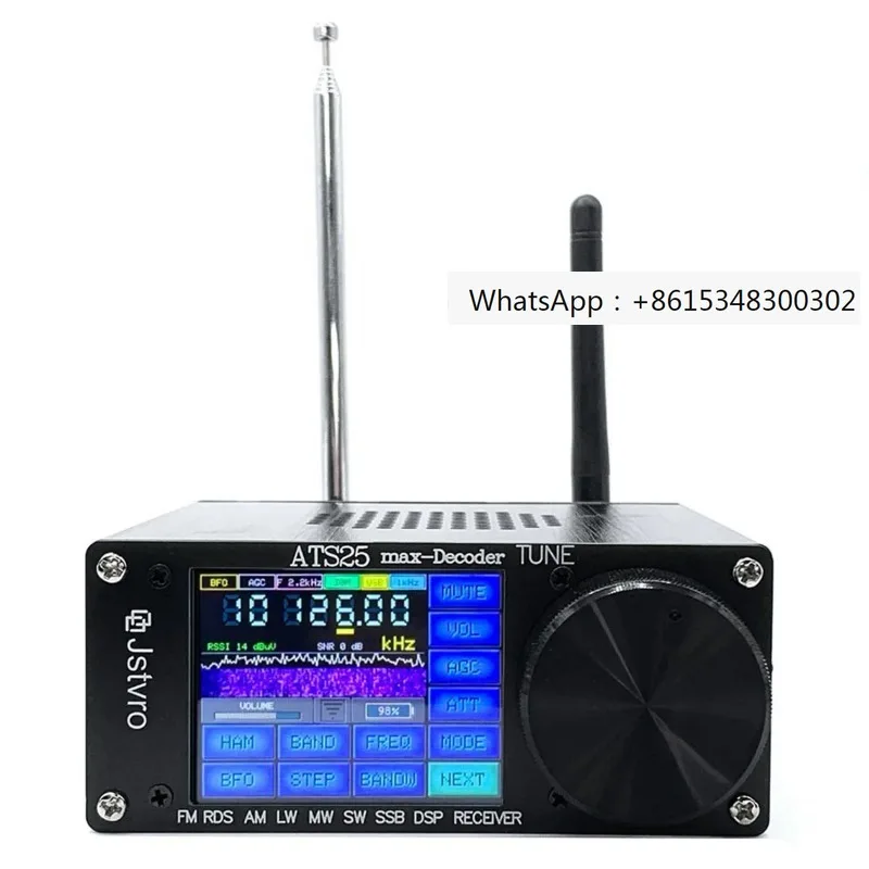 Оригинальный радиоприемник SI4732 Full DSP FM LW MW SW SSB 2 4 дюйма сенсорный экран 64-108 МГц