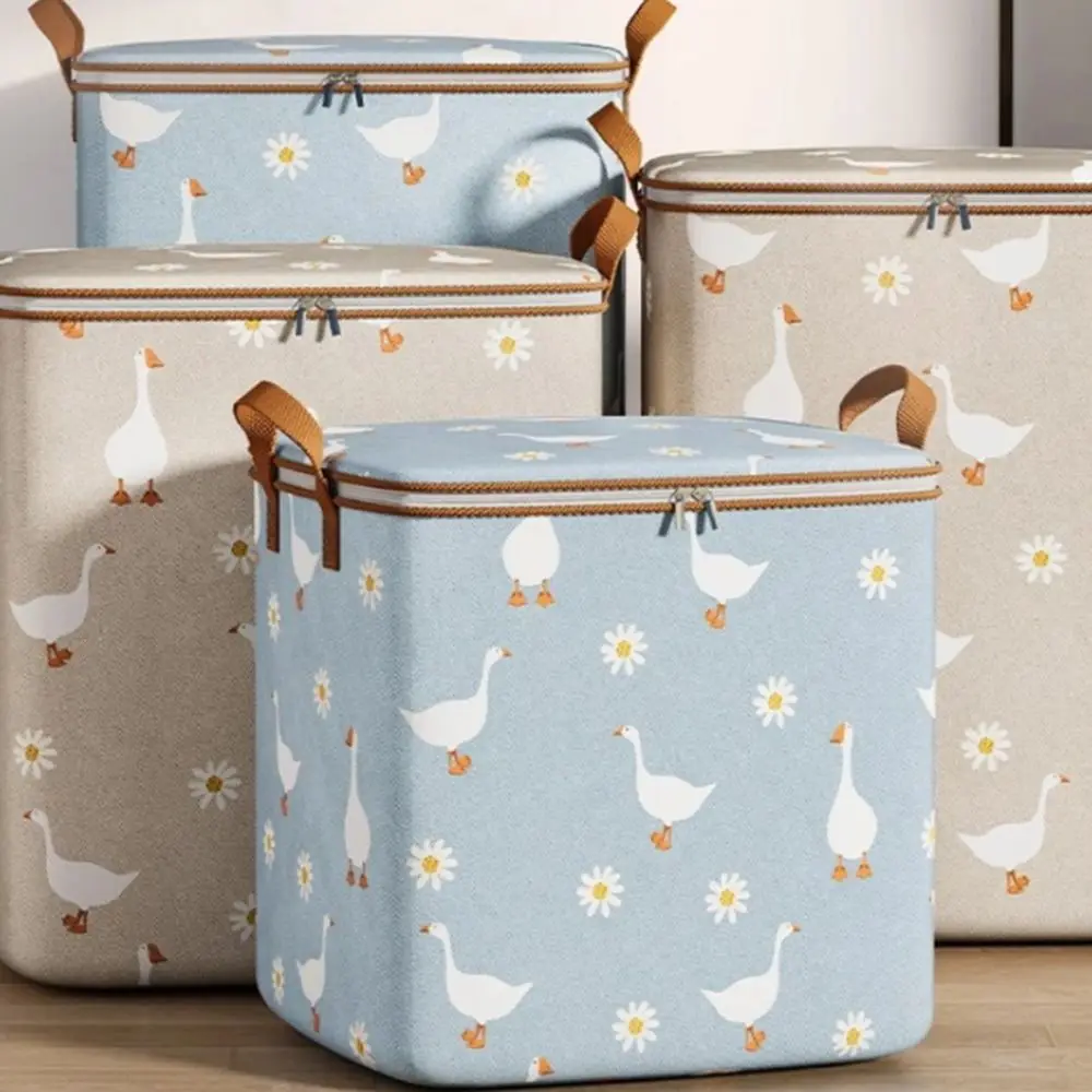 

Clothing Quilt Storage Bag Household Large Capacity Quilt Storage Bag Dormitory Moving Cartoon Pattern Duffel Bag Packing Belt