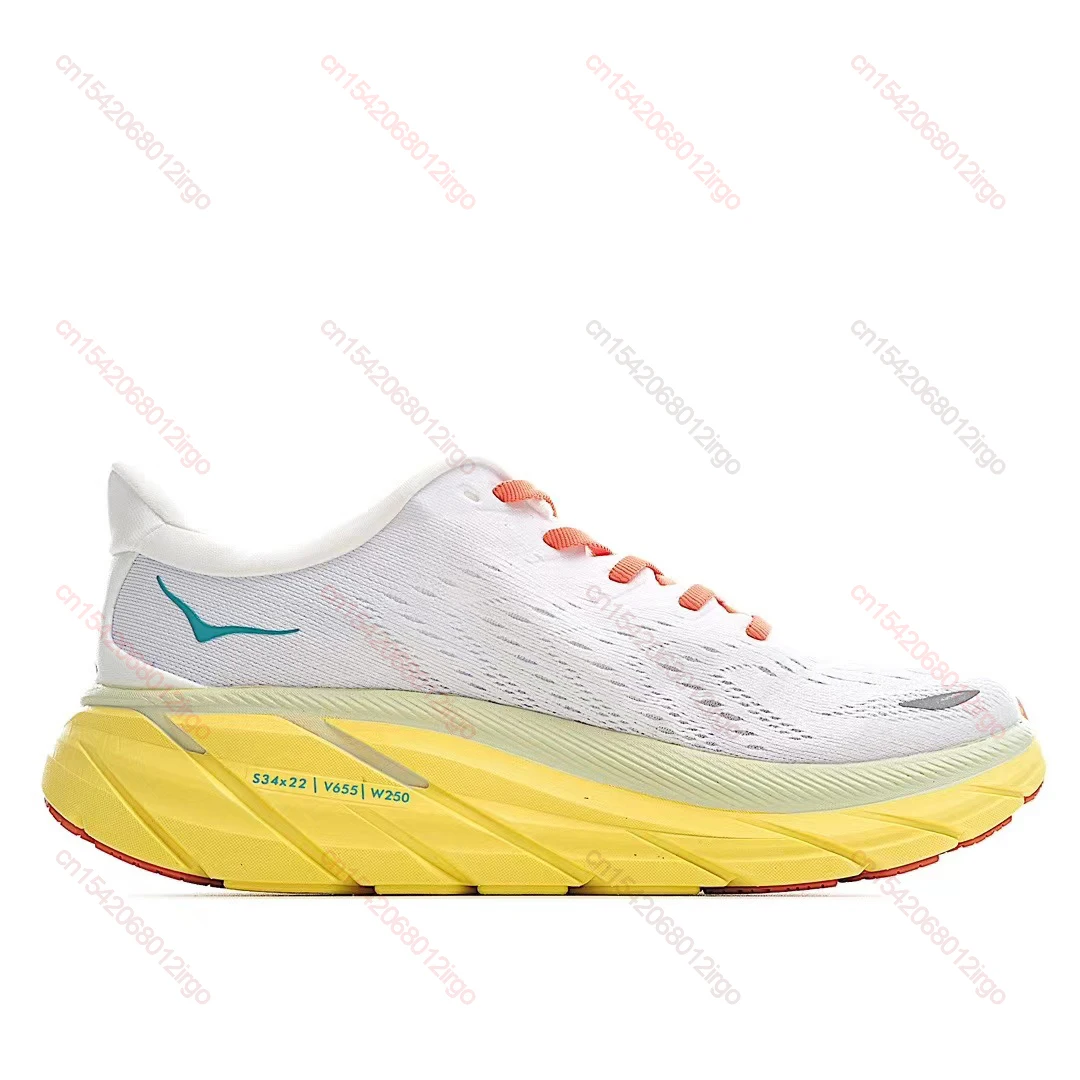 HOKA Clifton 8 Men Sports Shoes Sneakers Cushioning Running Shoes Mesh Breathable Casual Outdoor Marathon Light Training Shoes