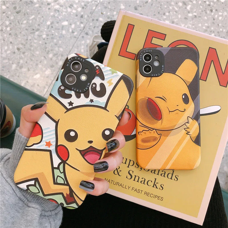 

pokemon cartoon pikachu Phone Cases For iPhone 12 11 Pro Max XR XS MAX 8 X 7 SE 2020 Back Cover