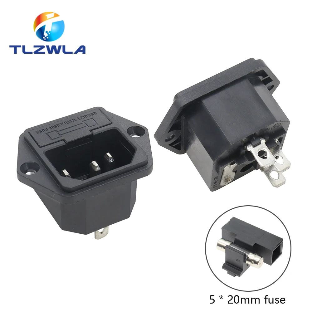 

Панельная вилка IEC 60320 C14 TLZWLA AC-001