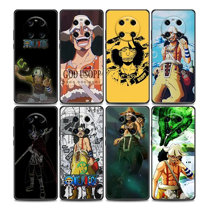 

Anime Usopp one piece Phone Case for Huawei Y6 Y7 Y9 2019 Y6p Y8s Y9a Y7a Mate 10 20 40 Pro Lite RS Silicone Case Bandai