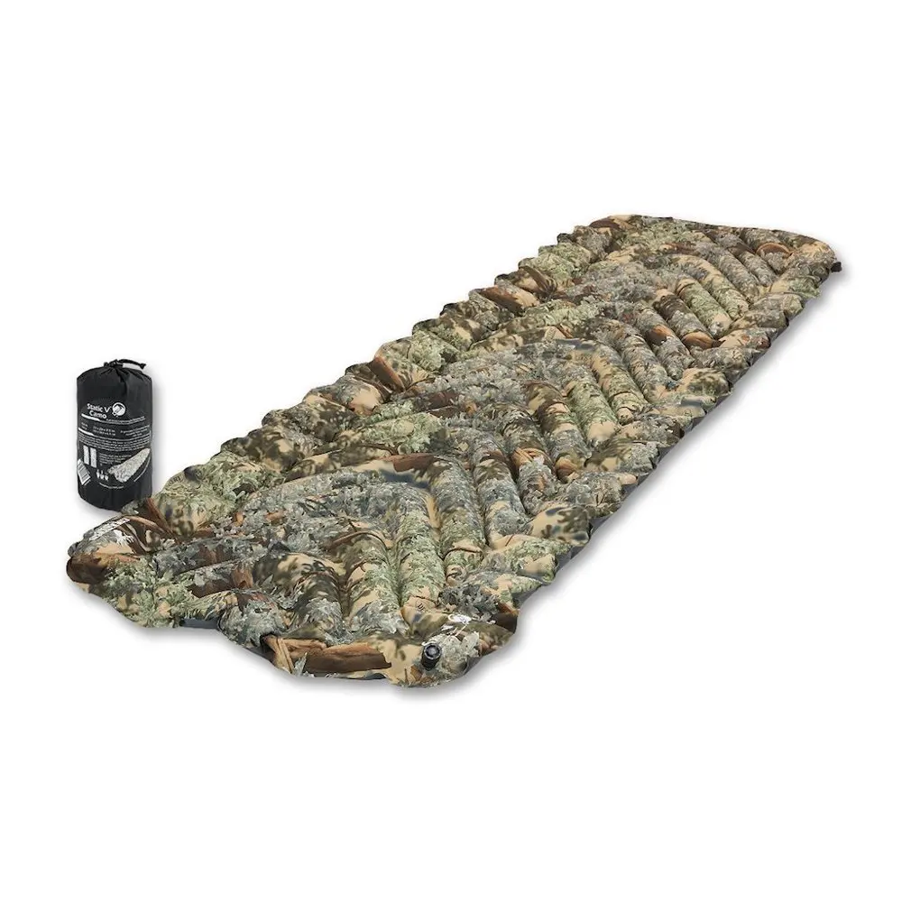 Static V Sleeping Pad, 72x23x2.5in, Green