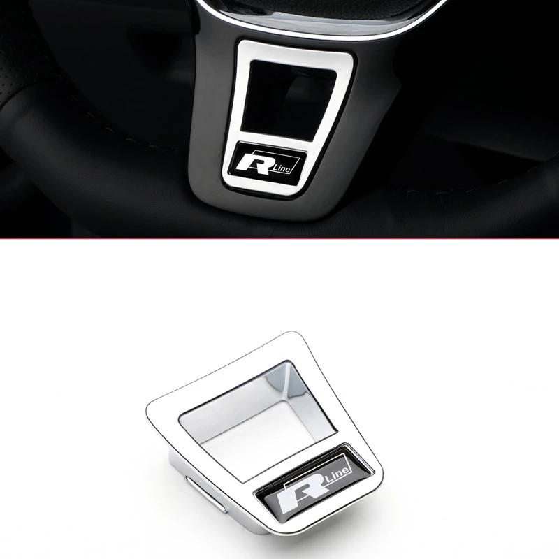 

Автомобильный руль, декоративная крышка, наклейка, аксессуары для VW GTI Polo Golf Passat Tiguan Arteon Touareg Taigo Caddy Jetta