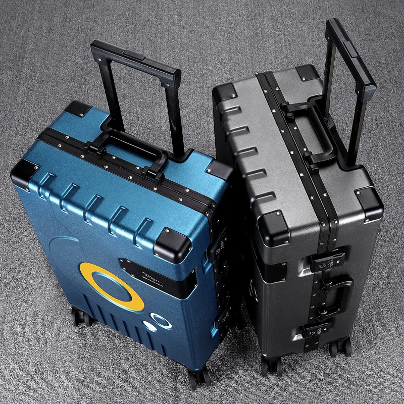 New Luggage With Universal Wheel Boarding Box Large Capacity Password Box Men and Women Long Distance Travel Suitcase Wheels