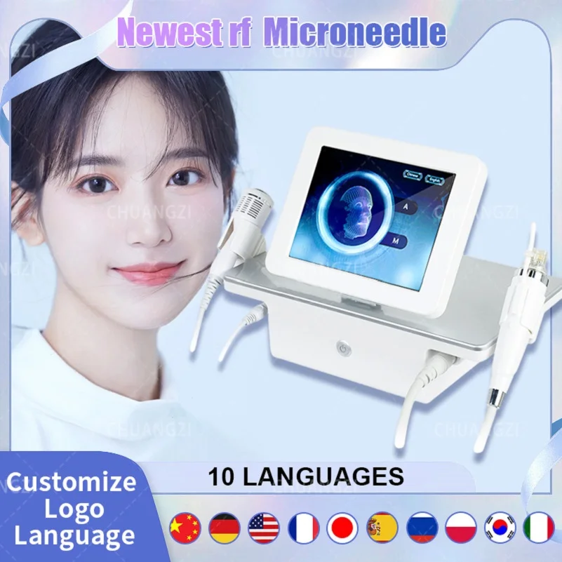 

Microneedle Stretching Scar Acne Removal Facial Lift Cold Hammer 2 In1 Body Tightening RF Machine