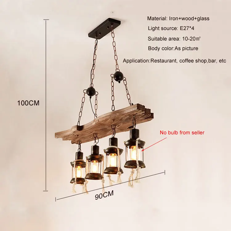 

Подвесной светильник векли для бара из дерева