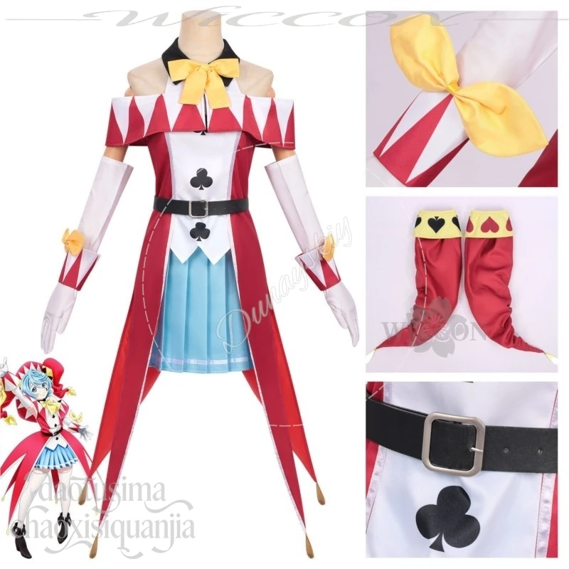 Фото Карнавальный костюм шутеля на Хэллоуин Mahou Shoujo ‌   Косплей-костюм Ruche Luvis из аниме «Изгнанный рыцарь»: парик с шапкой №2