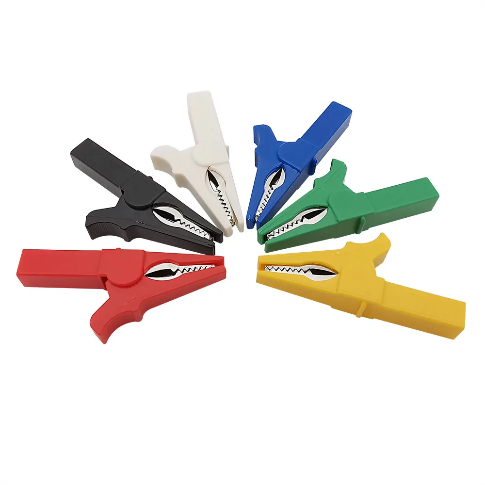 6 шт. 55 мм стандартный зажим типа крокодил для штекера банана 4 мультиметр ручка