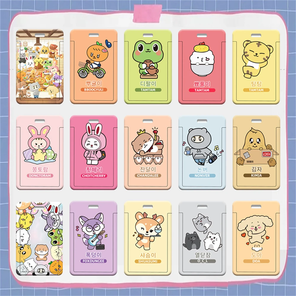 17 Kpop Miniteen Character Printed Plastic Card Holder Keychain S.COUPS JEONGHAN JOSHUA JUN HOSHI LOMO Cover Christmas Gift