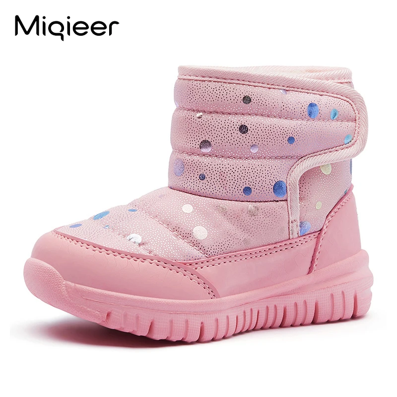 

Hot Style Children Snow Boots For Girls Boys Baby Fleece Warm Anti Skid Kids Ankle Sapato Winter Boots Cotton Shoes Kids Shoes