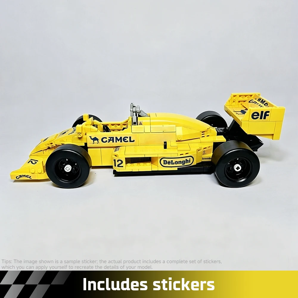 Новая модель MOC Speed ​ ​ Конструктор-модель гоночного автомобиля Lotus 99T Grand Prix 1987 года, серия 1987, модульная сборка, детская игрушка, подарок для мальчика (art.: 3920da9608bd2) - 3920da9608bd2