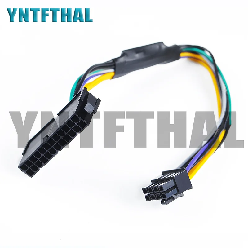 Кабель питания ATX PSU от 24Pin до 8 Pin Optiplex 3046 5040 7040 T3620, соединительный кабель адаптера