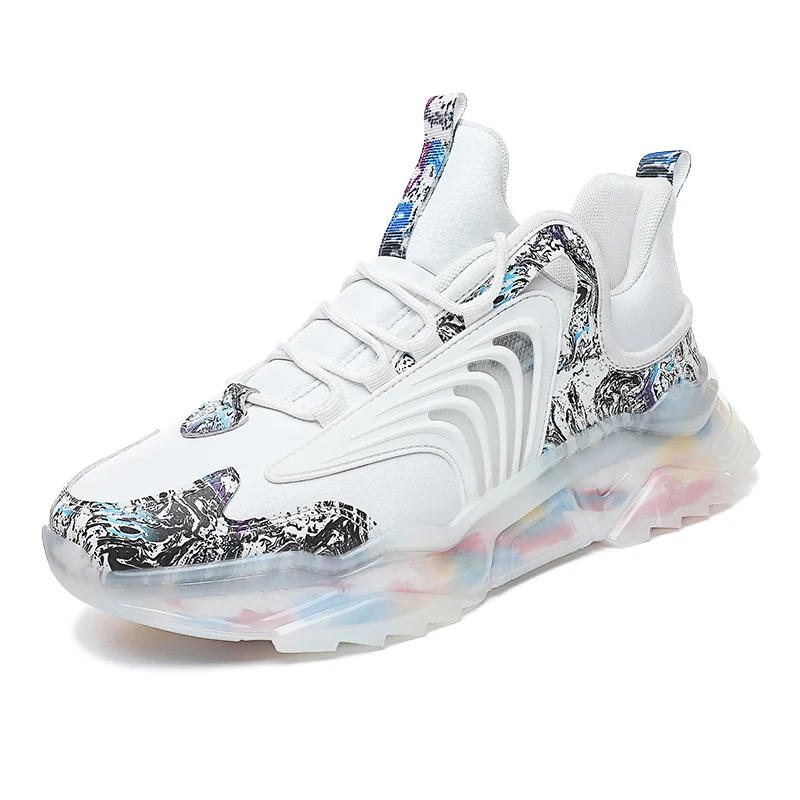 

New Men's Fashion Casual Shoes Breathable Soft Sneakers Non-slip Wear-resistant Rebound Sports Shoes For Male Zapatos Hombre