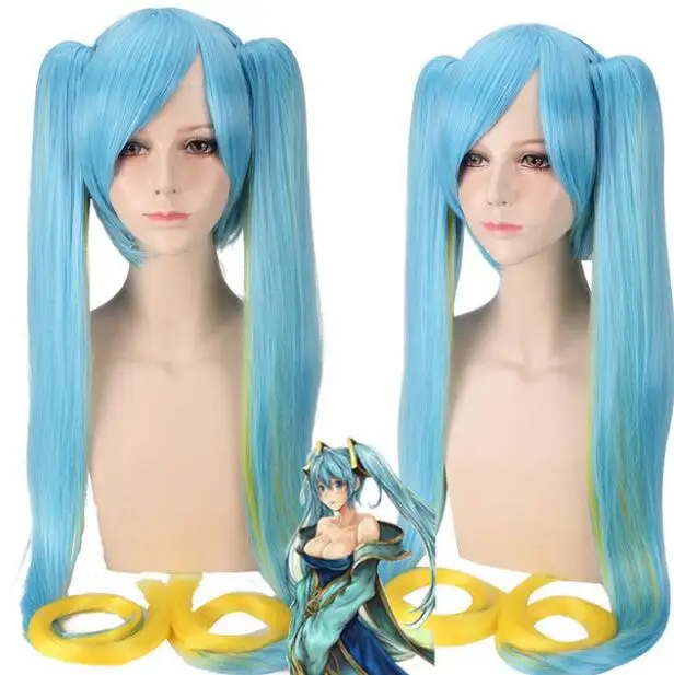 Парик длинный для косплея «Лига Легенд», 120 см