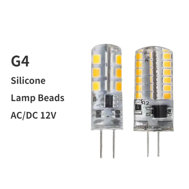 

LED 12 Volt G4 12V Bulbs Lamp 3W 4W Light Kit Bulb Lighting Little Small Thread Corn Lamps Cold/Warm White AC 1.5 Watts 10 PCS