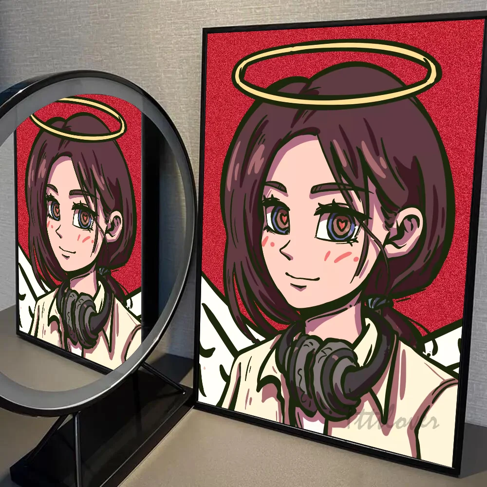 Minimalist Japanese Korea Animation Aokizy Poster Wall Art Home Decor Room Digital Painting Living Restaurant Kitchen