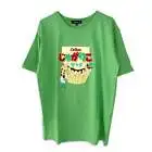 Ограниченная серия футболка с японскими закусками Calbee цвет харико-сливочный