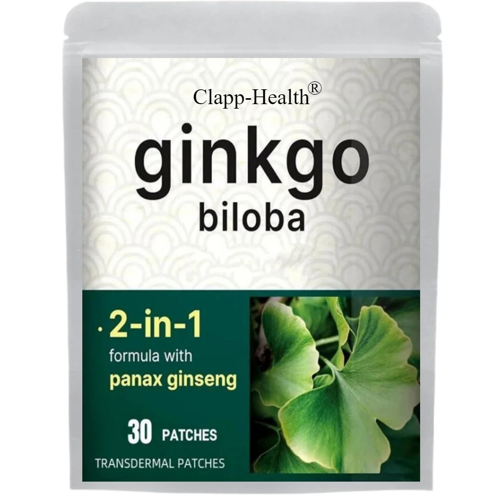 30 пластырей гинкго билоба трансдермальные пластыри с женьшенем Panax способствуют