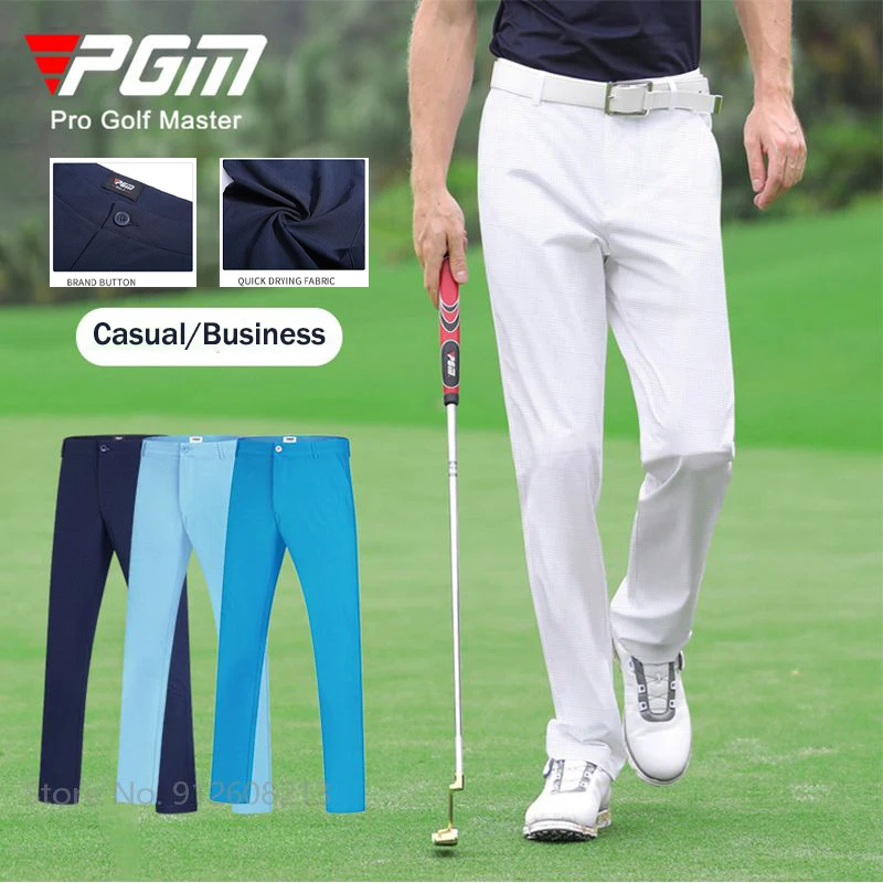 

PGM Golf Pants for Men Casual Business Golf Trousers Men Anti-sweat Elastic Sports Pants Thin Breathable Sweatpants XXS-XXXL