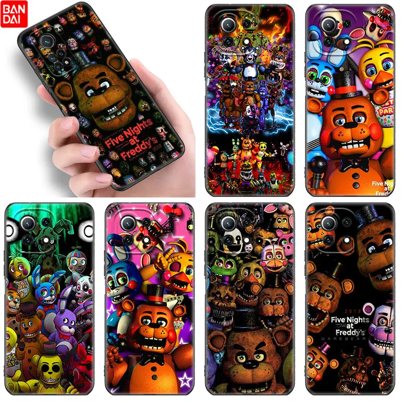 

Fnaf Animatronics Five Nights Case For Xiaomi Mi 11 Lite NE 11i 11T A3 A2 A1 10T POCO X3 NFC GT F3 M3 M4 X4 Pro 5G Cover