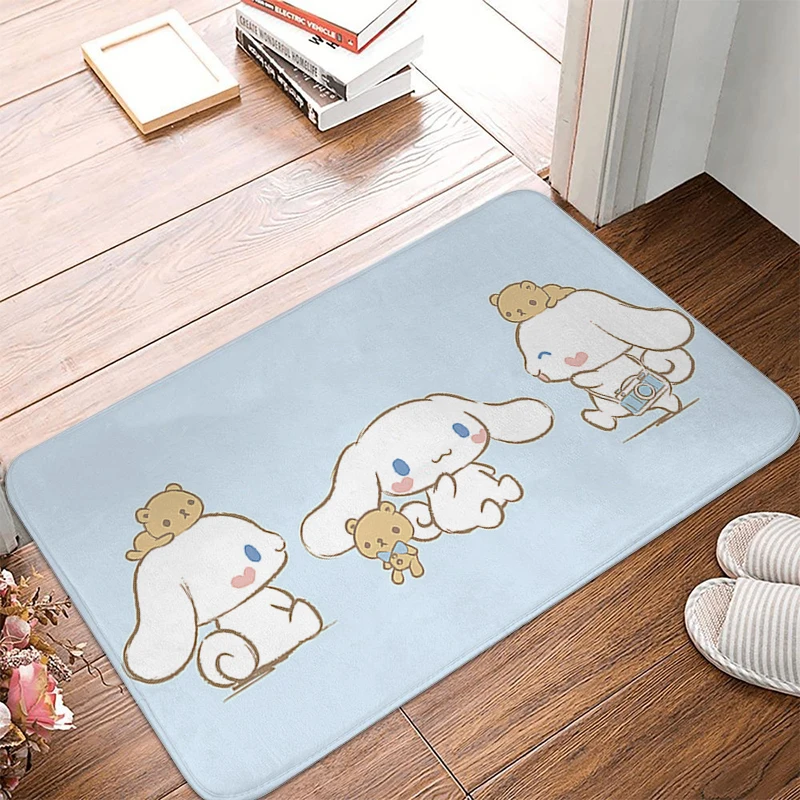 Home Prayer Mat Cinnamorol Motorcycle Rug Non-slip Kitchen Doormat Entrance Door Bedside Bedrooom Carpet Bathroom Floor Mats