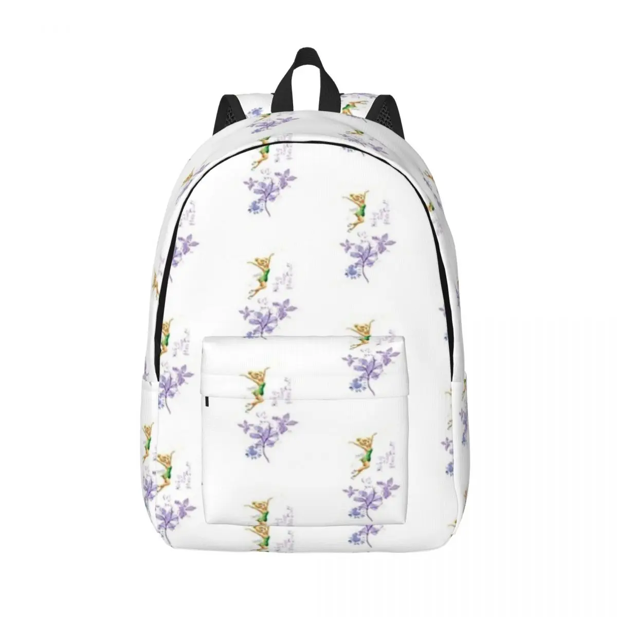 

Tinkerbell Woman Small Backpacks Boys Girls Bookbag Fashion Shoulder Bag Portability Travel Rucksack Students School Bags