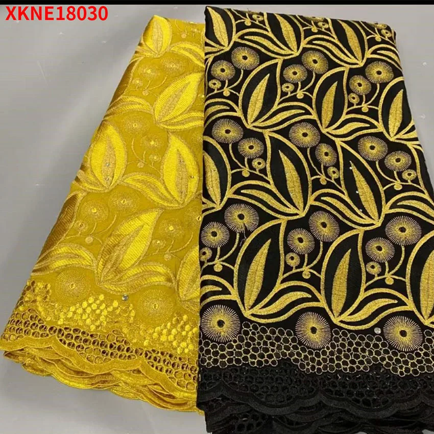 Большая Акция нигерийская ткань распродажа швейцарские кружева из 2 5 + хлопка для