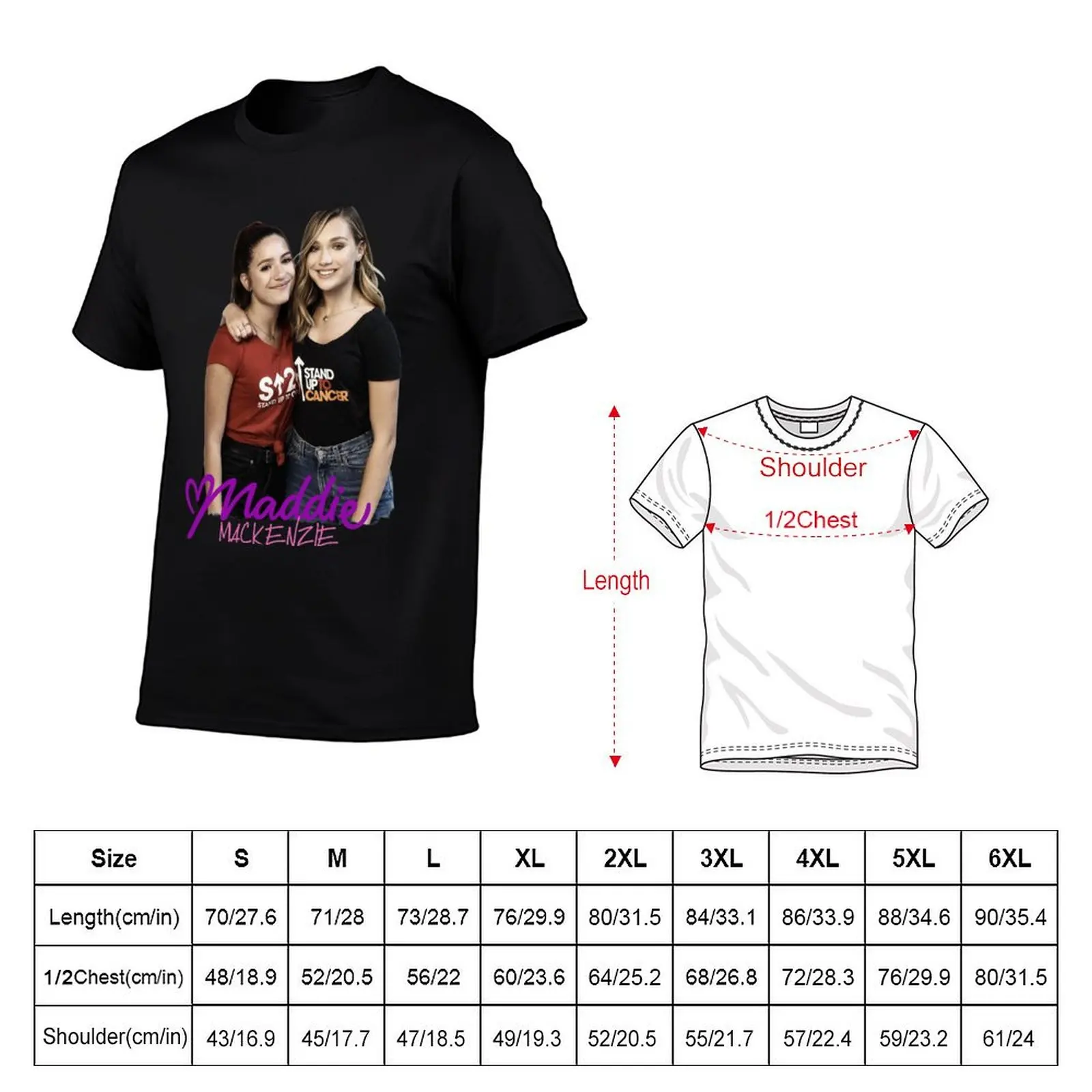 Футболка Maddie & Mackenzie Ziegler с короткими рукавами, устойчивая к сминанию (art.: 3920dbec87f81) - 3920dbec87f81