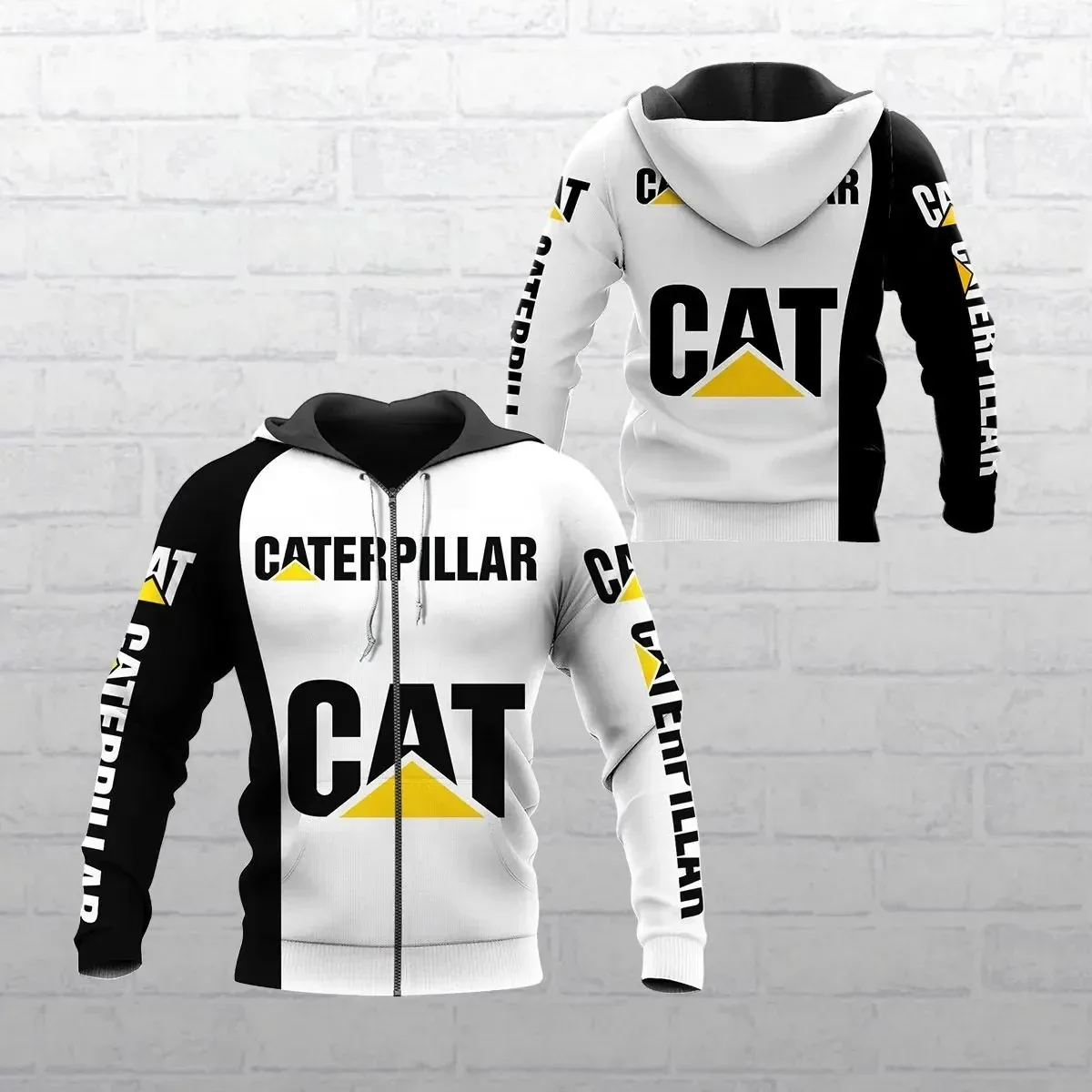 

2023Excavator Equipment Worker Machine Fashion Tracksuit Casual 3D Printed Zip/Hoodies/Sweatshirts/Jacket hip hop women men tops