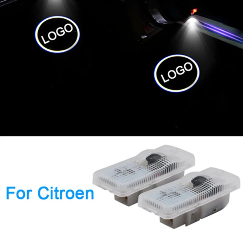 

Car Led Door Welcome Light Citroen Logo Projector For Citroen Xsara Picasso C4 C4L C3 C5 Shadow Atmosphere Lamp Accessories