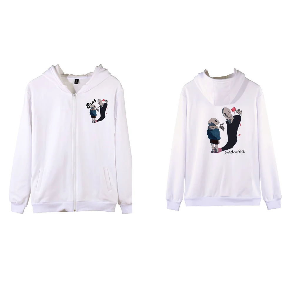 

2022 new spring and autumn zipper cardigan sweater casual printing sweater Harajuku lazy wind top trendy anime hoodie hoodies