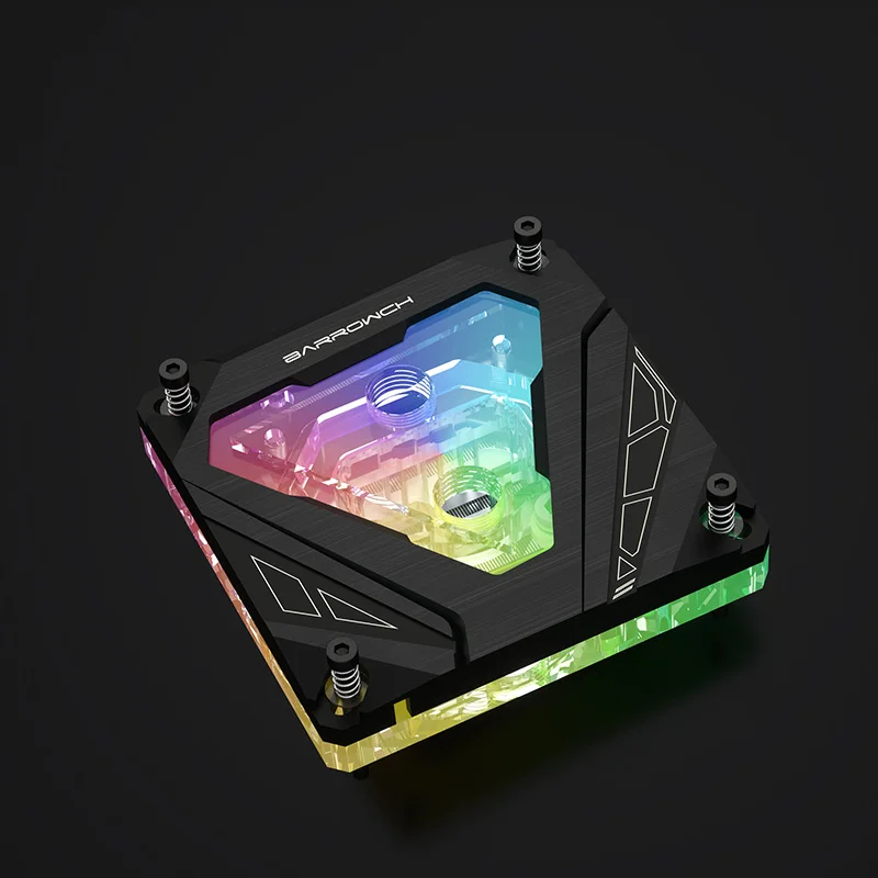 Водяной блок процессора BARROWCH для Intel 115X X99 X299 LGA1700 1200 охладитель белый черный