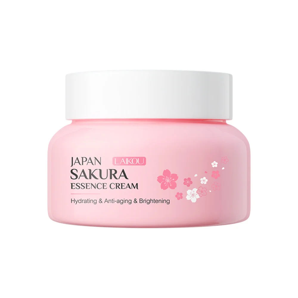 

Sakura Essence Cream Cherry Blossom Facial Cream Moisturizing Anti Wrinkle Anti Aging Brighten Face Skin Care Fade Fine Lines