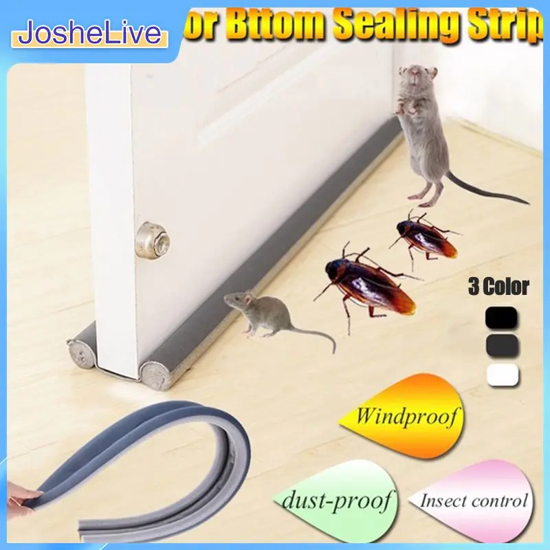 

93cm Under Door Draft Guard Seal Strip Stopper Soundproof Reduce Noise Door Bottom Sealing Weather Strip Under Door Draft Guard