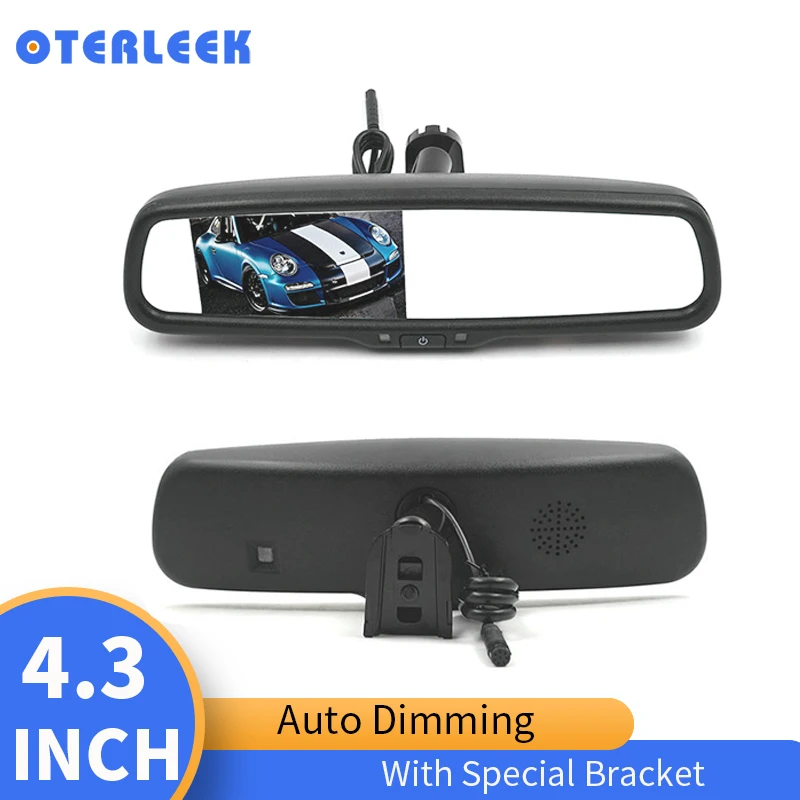 

4.3inch OEM rear mirror auto dimming mirror monitor with function screen