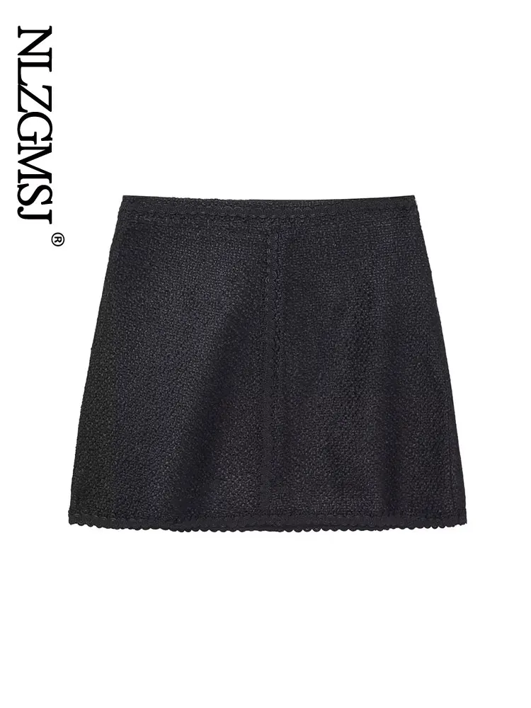 

Nlzgmsj 2022 Printed Pleated Long Skirt A-line Temperament Retro Skirt Women High Waist Print Satin Women Midi Skirt