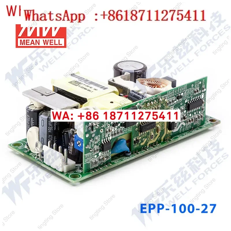 Фото Блок питания Mingwei EPP-100-27 100 Вт, 27В 3.71А, плата PCB без корпуса, DC PFC стабилизатор напряжения, Тайвань №2