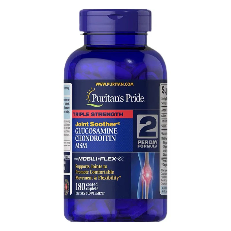 

Glucosamine Chondroitin & Msm 180 pcs Supports Joints to promote comfortable movement & Flexibility