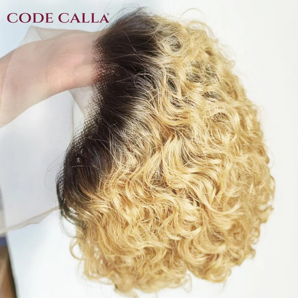 Парик с кудрявыми волосами для женщин темный светлый водный глубокими волнами