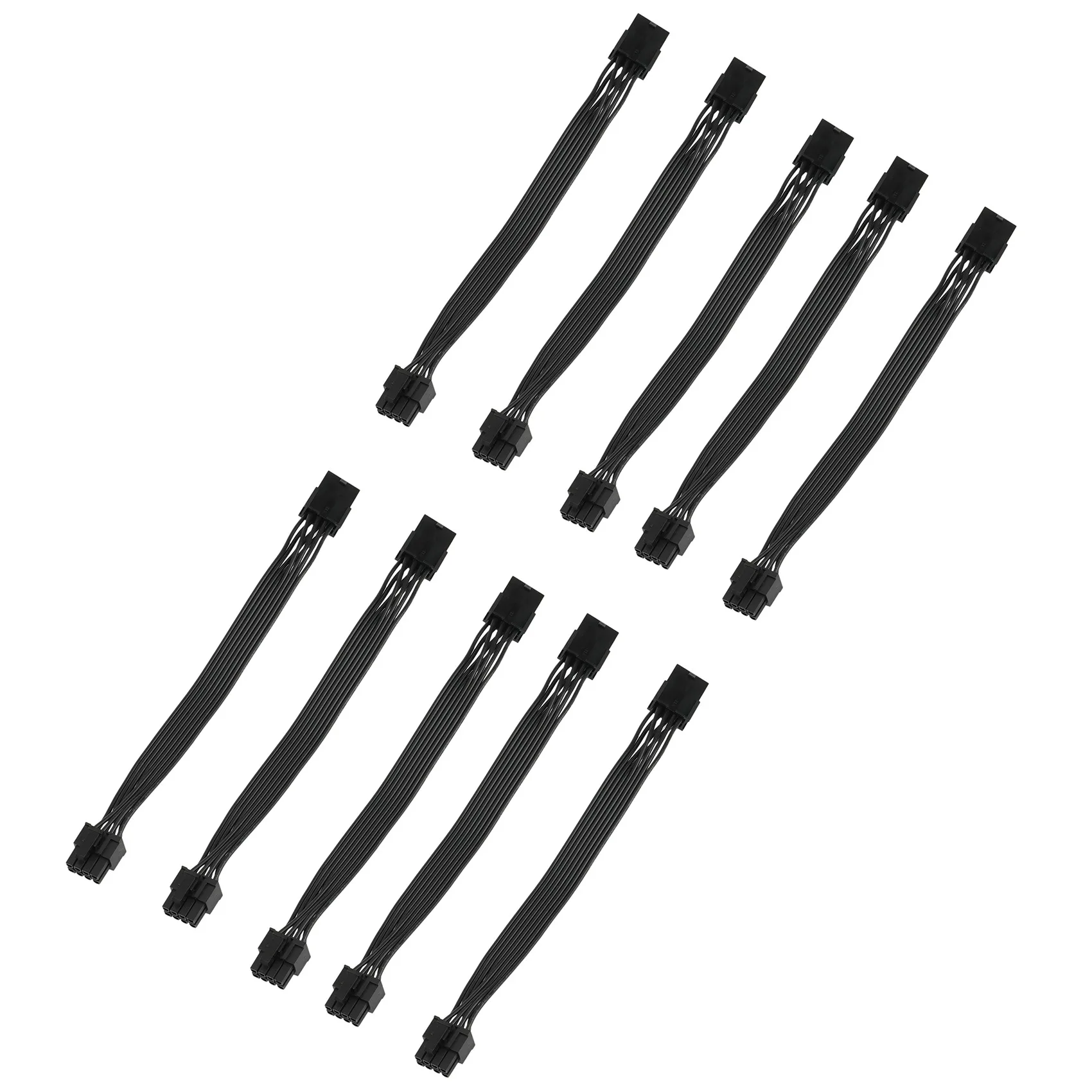 

10 шт./лот PCIe 8-контактный 8-контактный (6 + 2) PCIe Express (PCIe) Кабель питания для видеокарты, 20 см