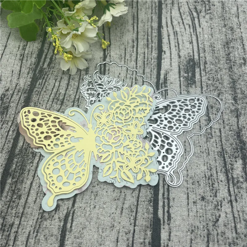 Португальские слова кружевные металлические Вырубные штампы трафареты для