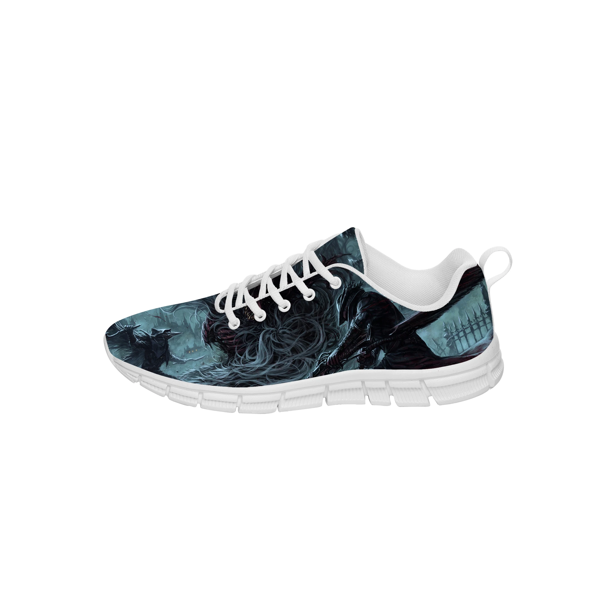 

Hot Cartoon Bloodborne Sports Shoes Mens Womens Teenager Sneakers Casual Custom High Quality Couple Shoes White Running Shoes