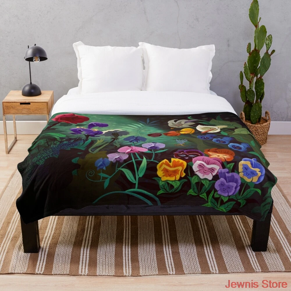 

alice Blanket Personalized Blankets On For The Sofa/Bed/Car Portable 3D Blanket For Kid adult Home Textiles