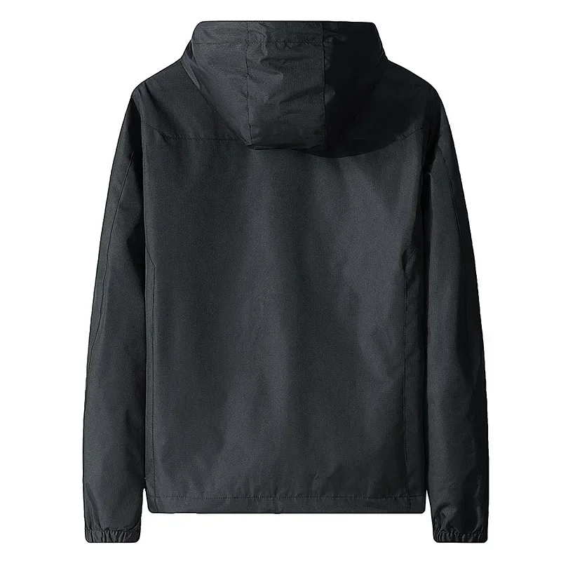 Мужская синяя спортивная куртка водонепроницаемая ветрозащитная ветровка с