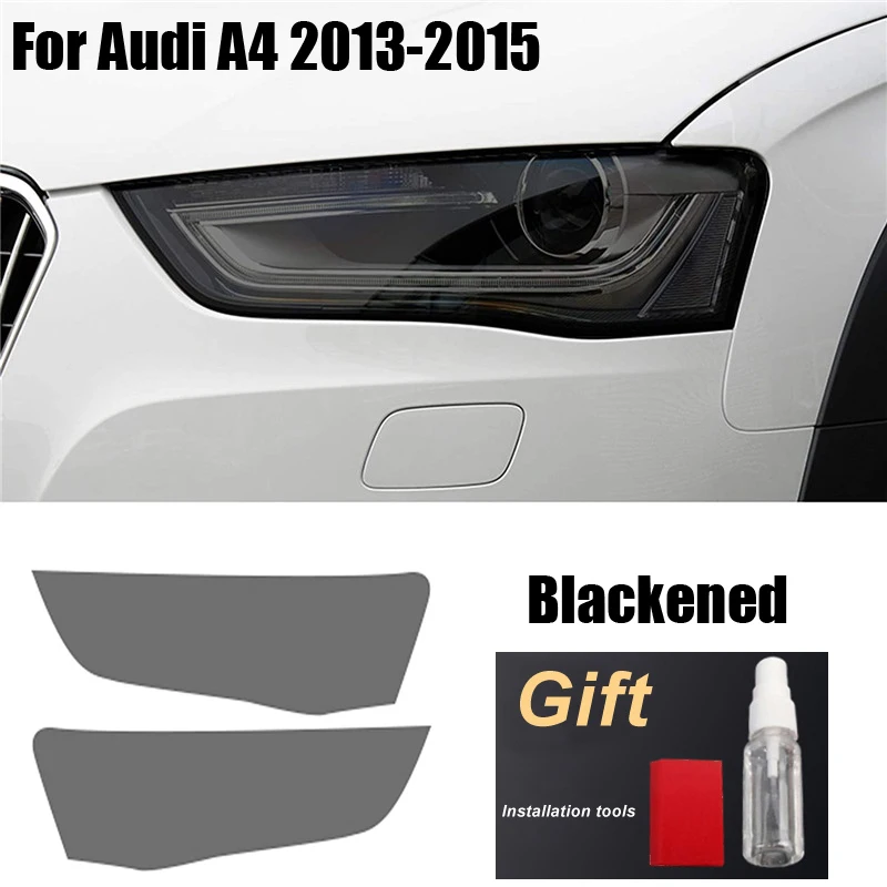 2X Car Headlight Tint Black/Transparent Protective Film Protection TPU Sticker For Audi A3 A4 A5 A6 A7 A8 2014-2019 Accessories 2X Car Headlight Tint Black/Transparent Protective Film Protection TPU Sticker For Audi A3 A4 A5 A6 A7 A8 2014-2019 Accessories