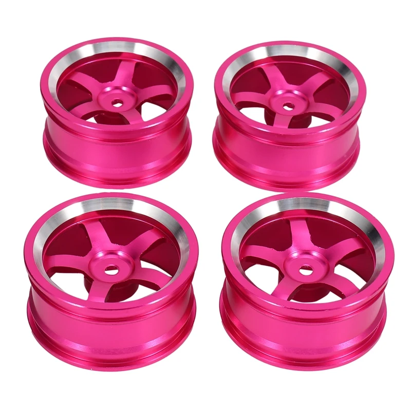 

4 шт. алюминиевые колесные диски 52 мм для радиоуправляемого внедорожного дрифта Traxxas HSP Tamiya HPI Kyosho Redcat SAKURA