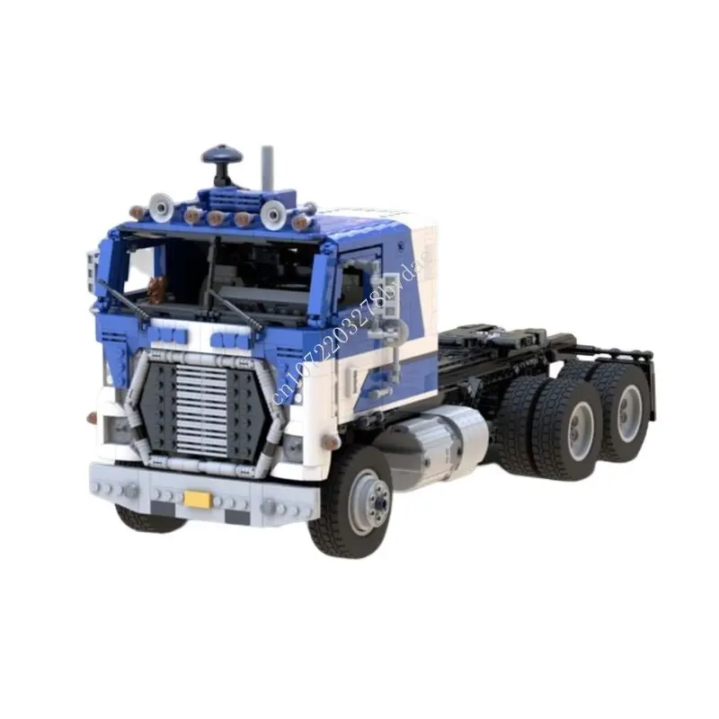 

2043PCS MOC Building Blocks RC WT-9000 Truck Blue Mule 1:17 Mid Scale Model DIY Assemble Bricks Transportation Kids Toys Gifts