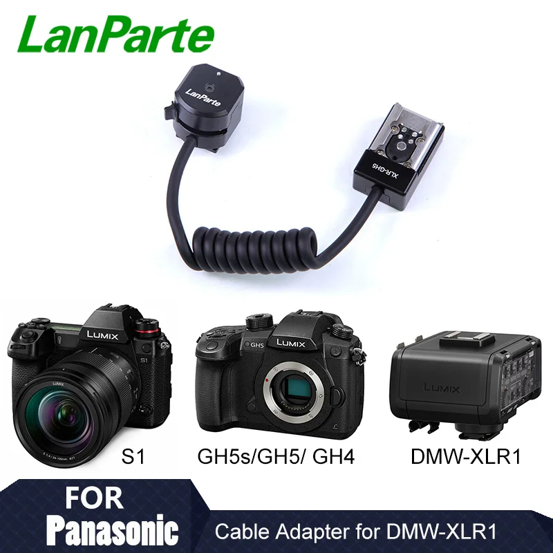 

Lanparte Audio Adapter Cable for DMW-XLR1 Mic Adapter for Panasonic S1/ GH5s / GH5 of DSLR Camera Accessories