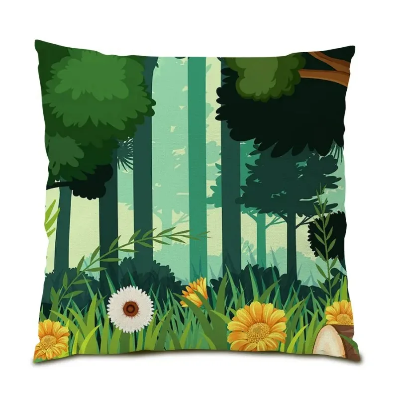 Рисунок 3 - Наволочка с тропическими пальмовыми листьями